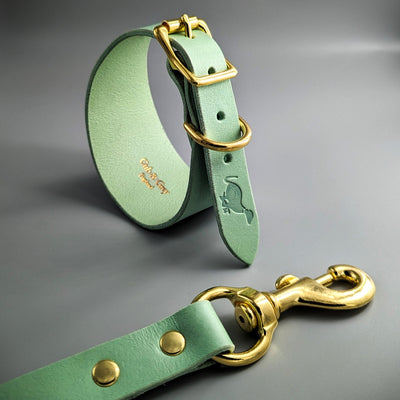leather whippet collar