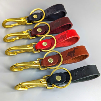 Bespoke Leather Keyrings