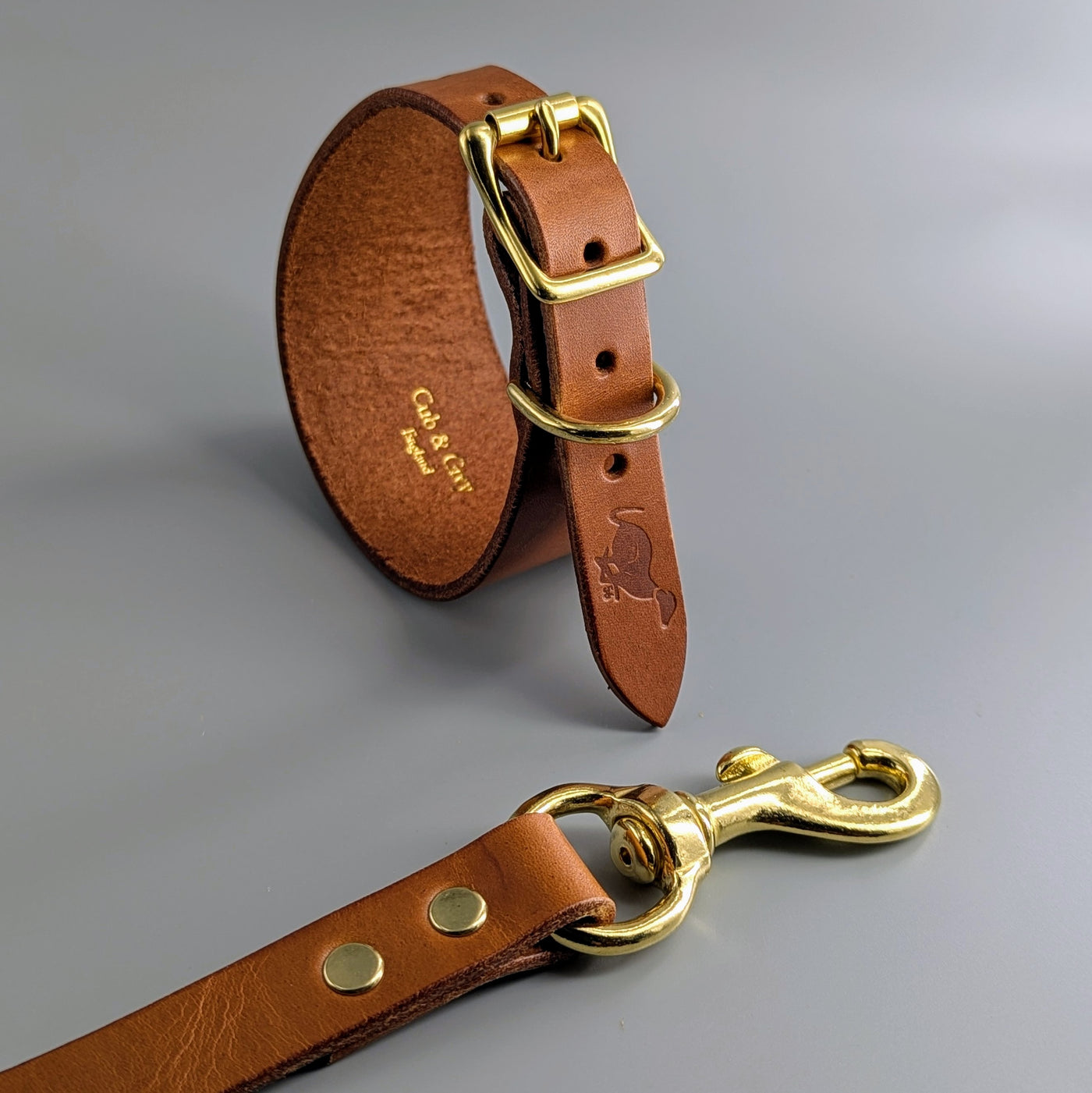 Leather Hound Collars - Naked