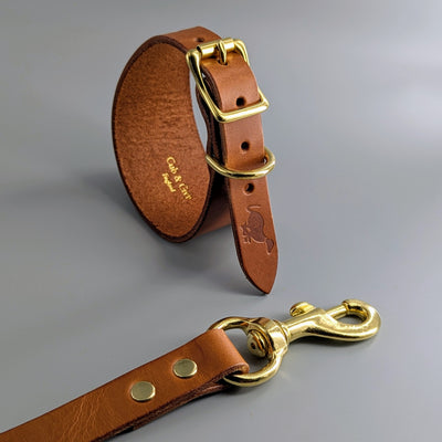 Leather Hound Collars - Naked