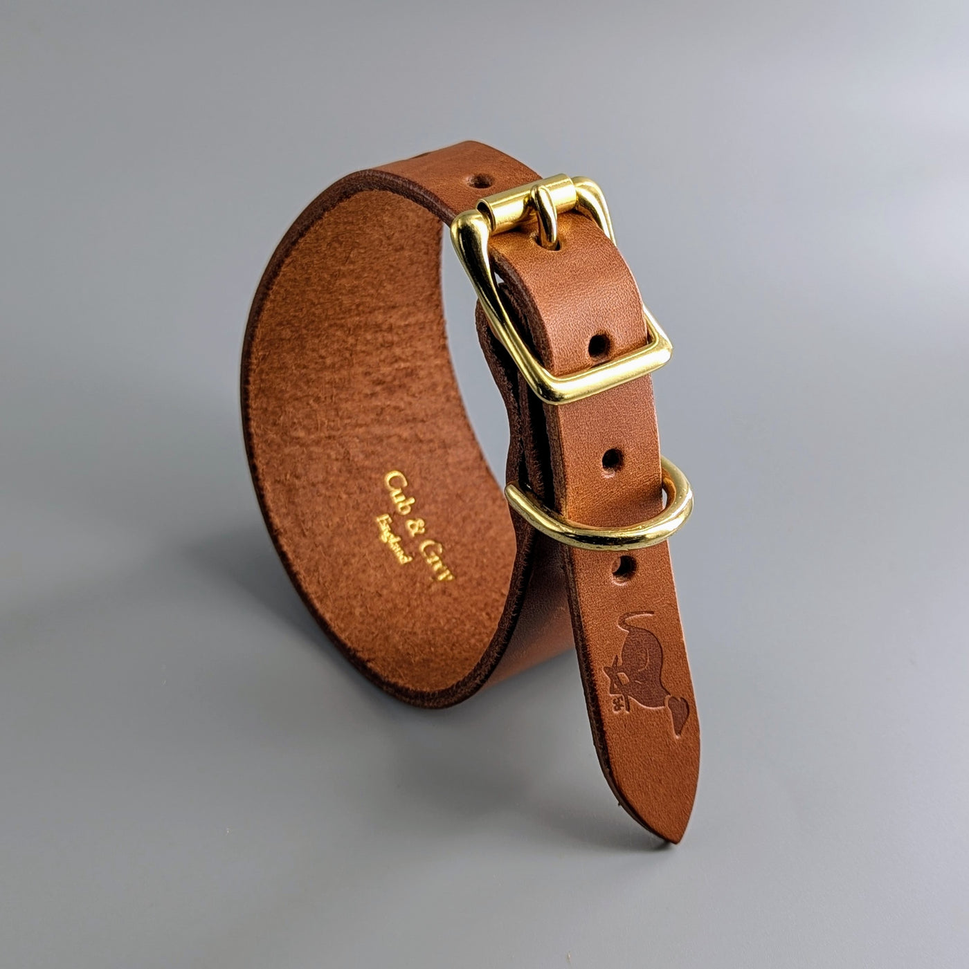 Leather Hound Collars - Naked