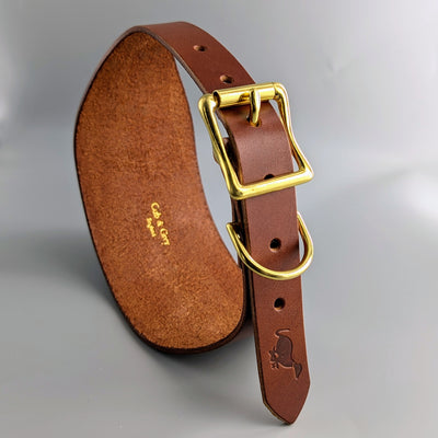 Leather Hound Collars deerhound