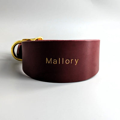 Leather Hound Collars whippet