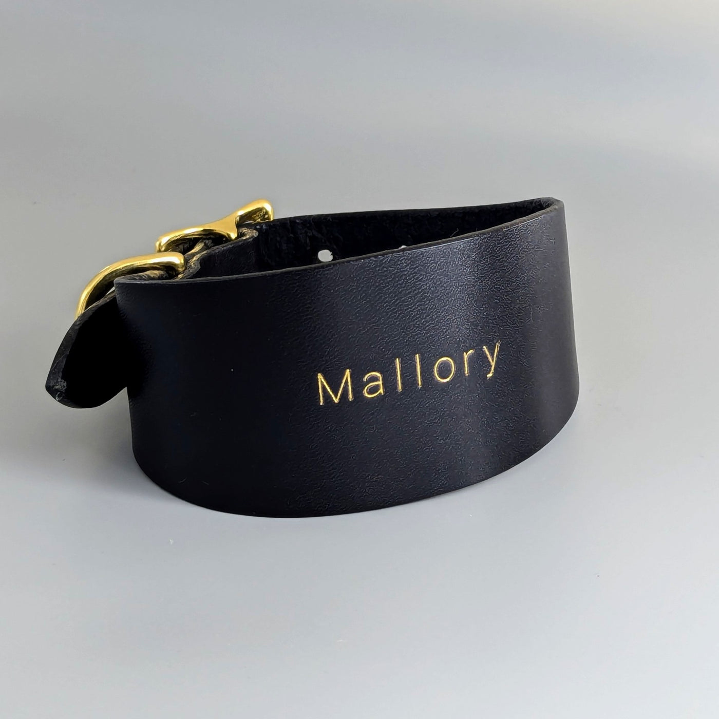 Leather Hound Collars with name