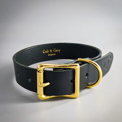 Custom Made Dog Collars Green