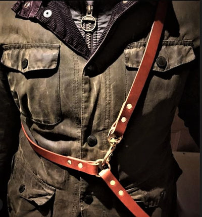 Leather Training Lead long UK