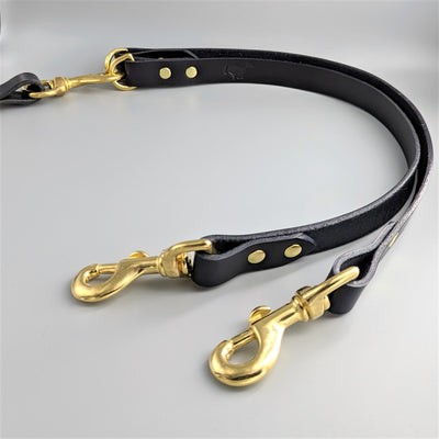 Two Dog Leash Coupler blue