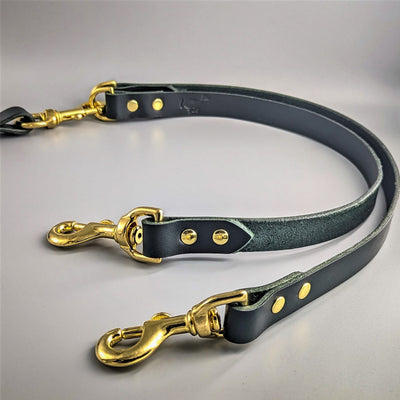 Two Dog Leash Coupler dark green